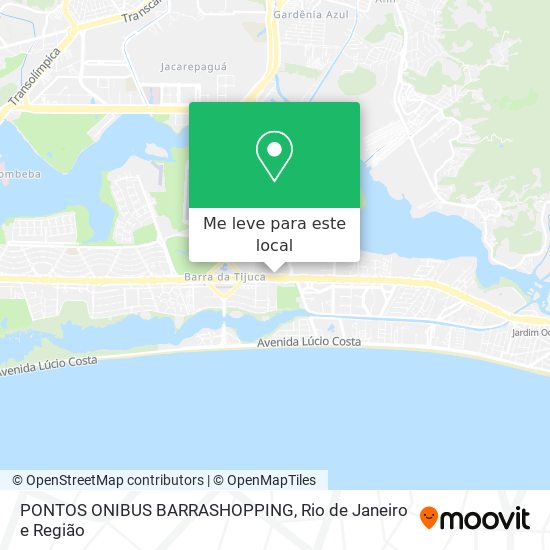 PONTOS ONIBUS BARRASHOPPING mapa