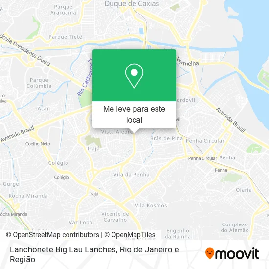 Lanchonete Big Lau Lanches mapa