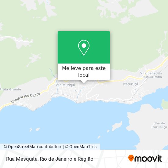 Rua Mesquita mapa