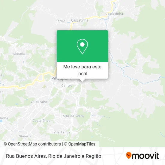 Rua Buenos Aires mapa