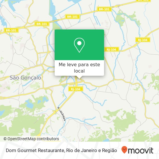 Dom Gourmet Restaurante mapa