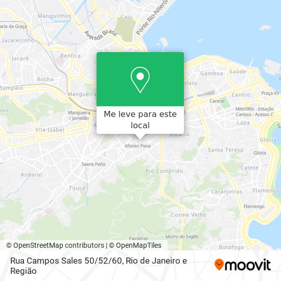 Rua Campos Sales 50/52/60 mapa