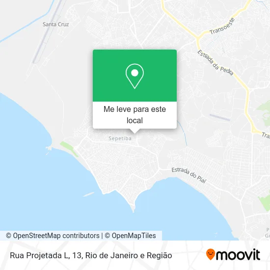 Rua Projetada L, 13 mapa