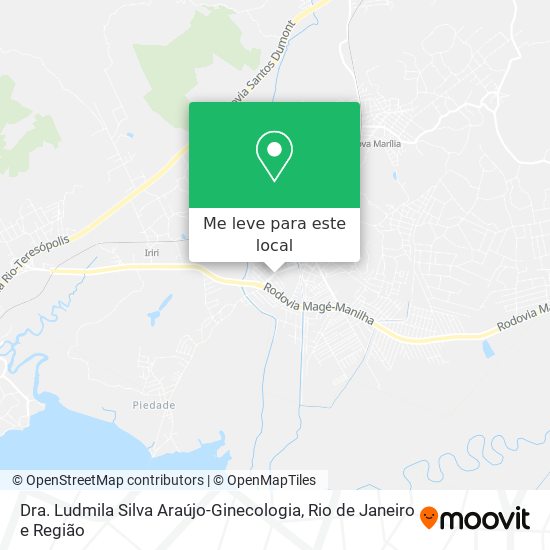 Dra. Ludmila Silva Araújo-Ginecologia mapa