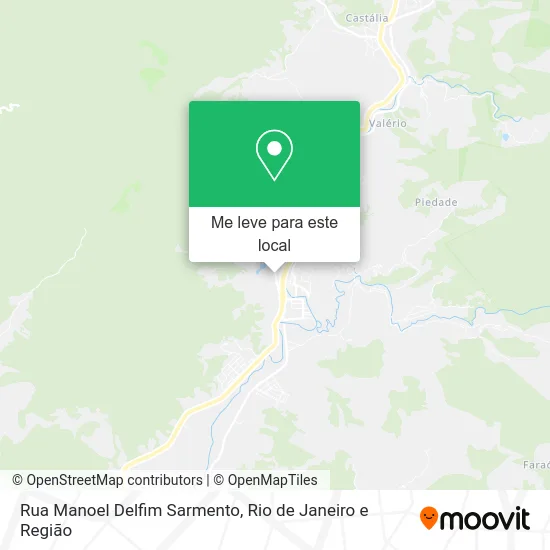 Rua Manoel Delfim Sarmento mapa