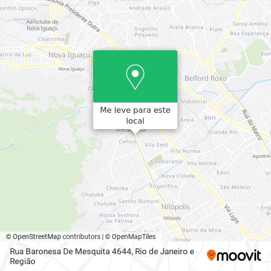 Rua Baronesa De Mesquita 4644 mapa