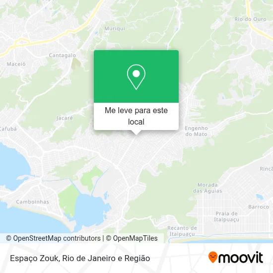 Espaço Zouk mapa