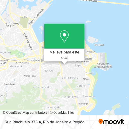 Rua Riachuelo 373 A mapa