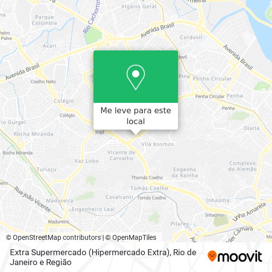 Extra Supermercado (Hipermercado Extra) mapa