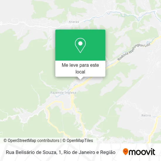 Rua Belisário de Souza, 1 mapa