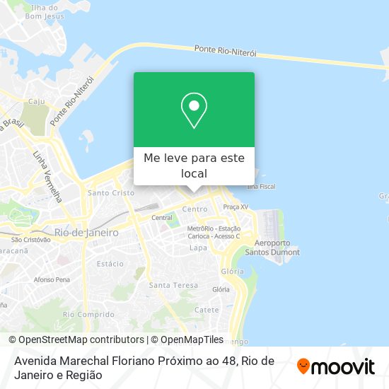 Avenida Marechal Floriano Próximo ao 48 mapa