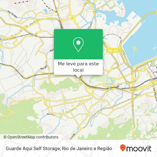 Guarde Aqui Self Storage mapa