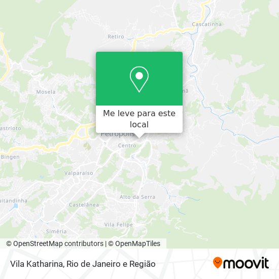 Vila Katharina mapa