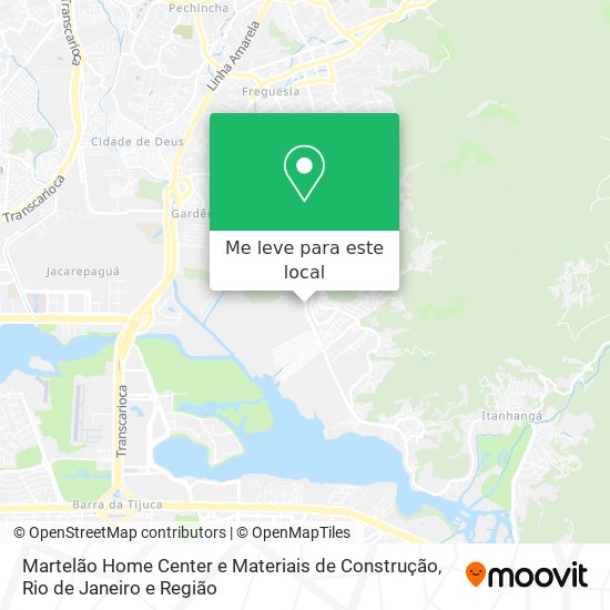 Martelão Home Center e Materiais de Construção mapa