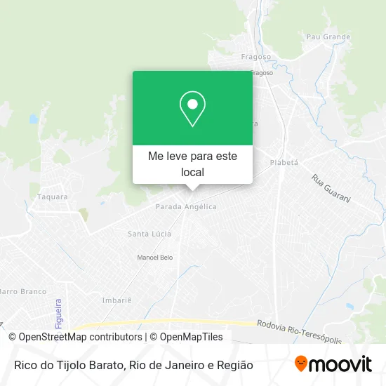 Rico do Tijolo Barato mapa