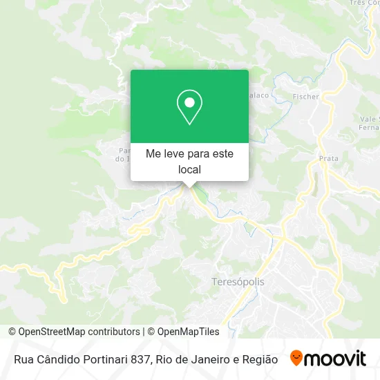 Rua Cândido Portinari 837 mapa