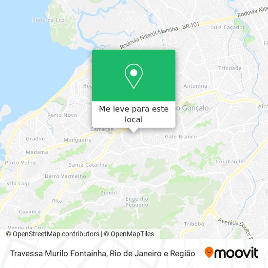 Travessa Murilo Fontainha mapa