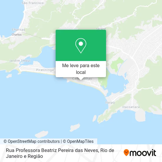 Rua Professora Beatriz Pereira das Neves mapa