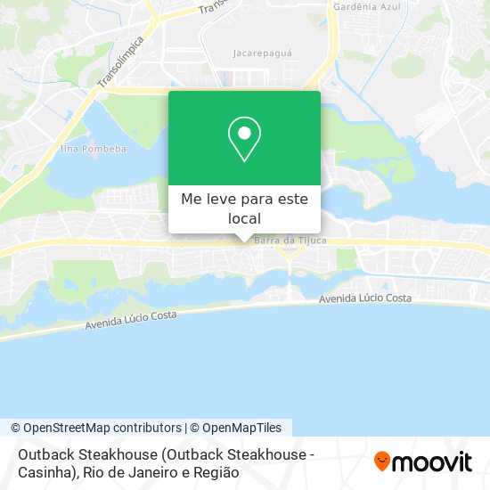 Outback Steakhouse (Outback Steakhouse - Casinha) mapa