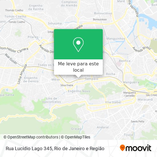 Rua Lucídio Lago 345 mapa