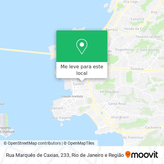 Rua Marquês de Caxias, 233 mapa