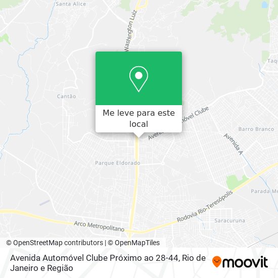 Avenida Automóvel Clube Próximo ao 28-44 mapa