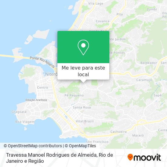 Travessa Manoel Rodrigues de Almeida mapa