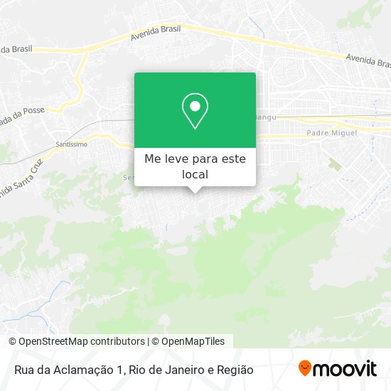 Rua da Aclamação 1 mapa