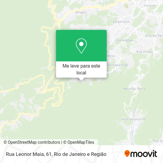 Rua Leonor Maia, 61 mapa