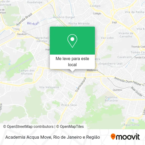 Academia Acqua Move mapa
