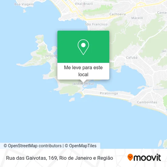 Rua das Gaivotas, 169 mapa