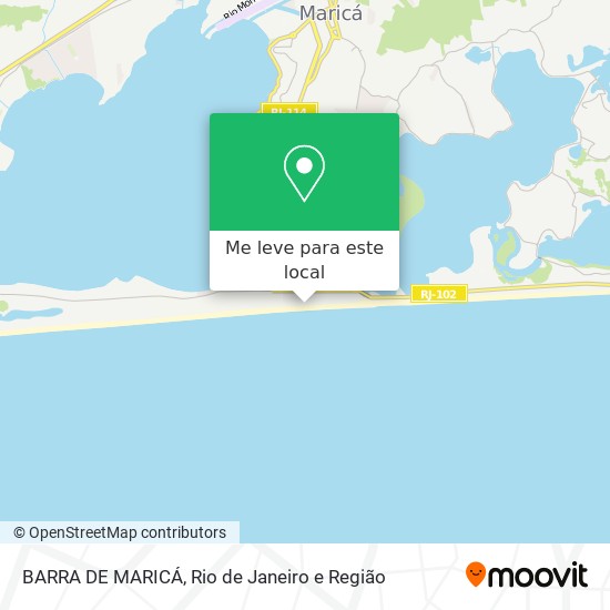 BARRA DE MARICÁ mapa