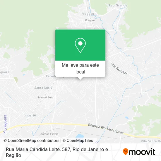 Rua Maria Cândida Leite, 587 mapa