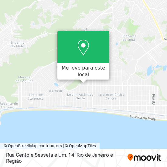 Rua Cento e Sesseta e Um, 14 mapa