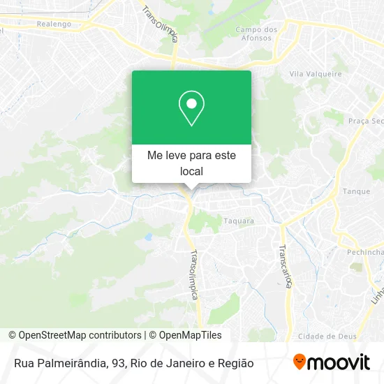Rua Palmeirândia, 93 mapa