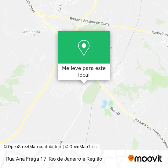 Rua Ana Fraga 17 mapa