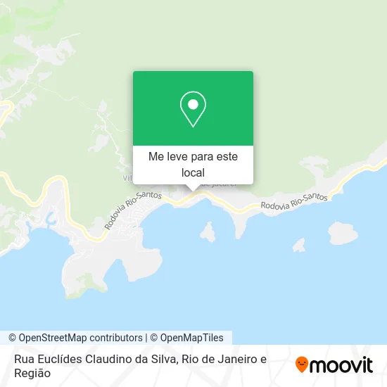 Rua Euclídes Claudino da Silva mapa