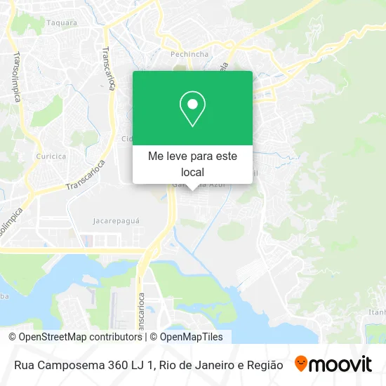 Rua Camposema 360 LJ 1 mapa