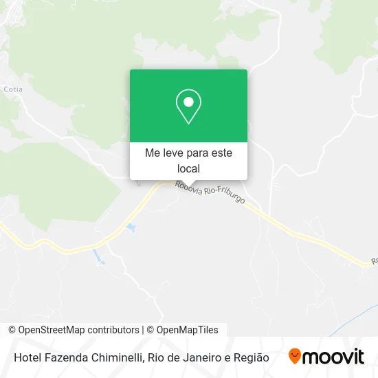 Hotel Fazenda Chiminelli mapa