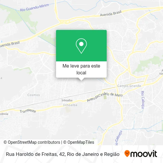 Rua Haroldo de Freitas, 42 mapa