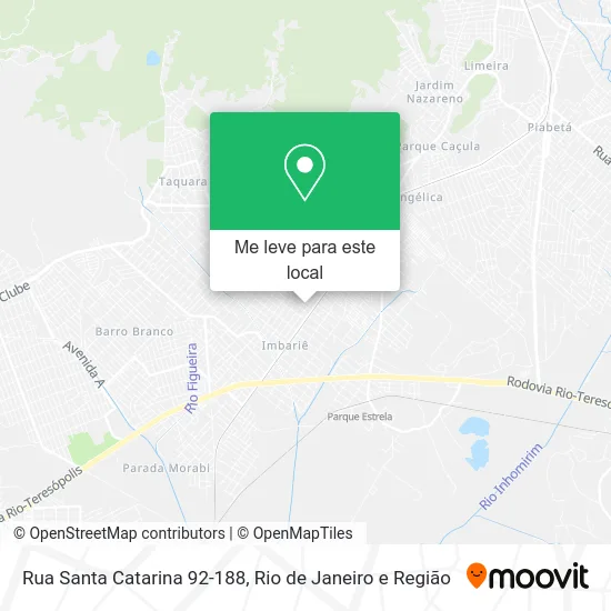 Rua Santa Catarina 92-188 mapa