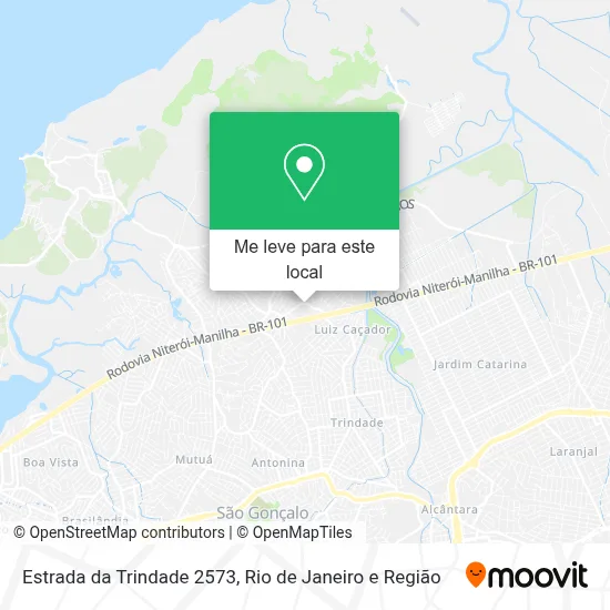 Estrada da Trindade 2573 mapa