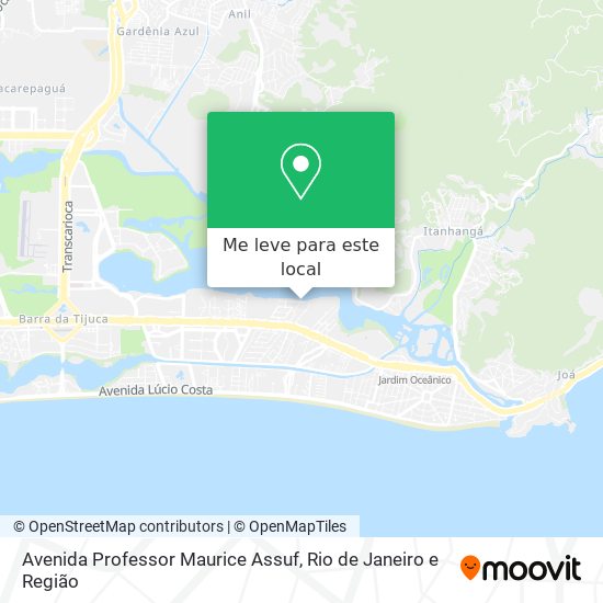 Avenida Professor Maurice Assuf mapa