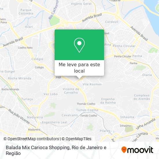 Balada Mix Carioca Shopping mapa