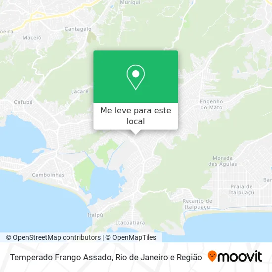 Temperado Frango Assado mapa