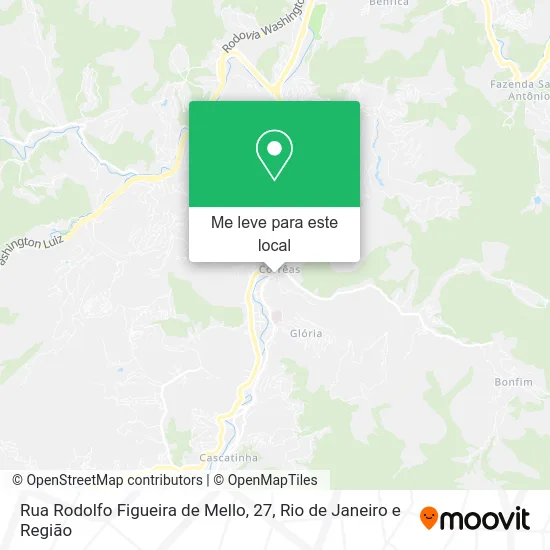 Rua Rodolfo Figueira de Mello, 27 mapa