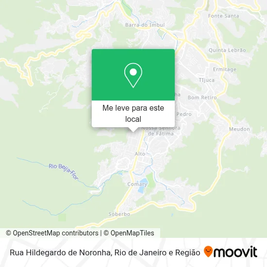 Rua Hildegardo de Noronha mapa