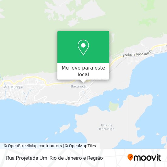 Rua Projetada Um mapa