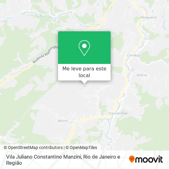 Vila Juliano Constantino Manzini mapa