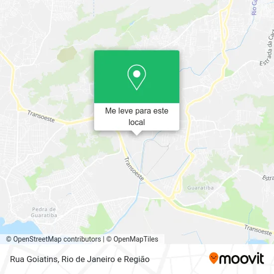 Rua Goiatins mapa